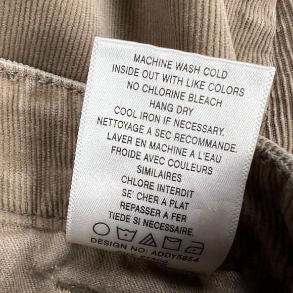 Joe's Jeans Skinny Visionaire Stretch Corduroy Jeans Khaki Tan Size 29 - Picture 8 of 12